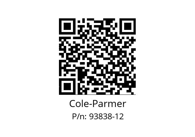   Cole-Parmer 93838-12