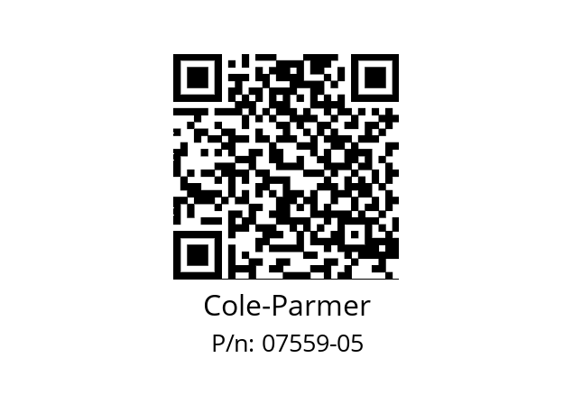   Cole-Parmer 07559-05