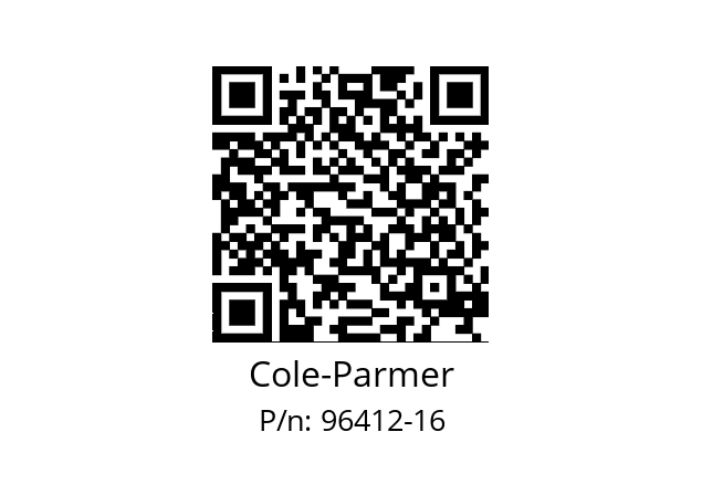   Cole-Parmer 96412-16