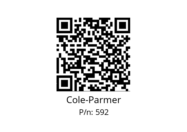   Cole-Parmer 592