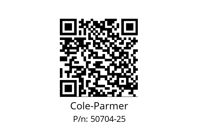   Cole-Parmer 50704-25