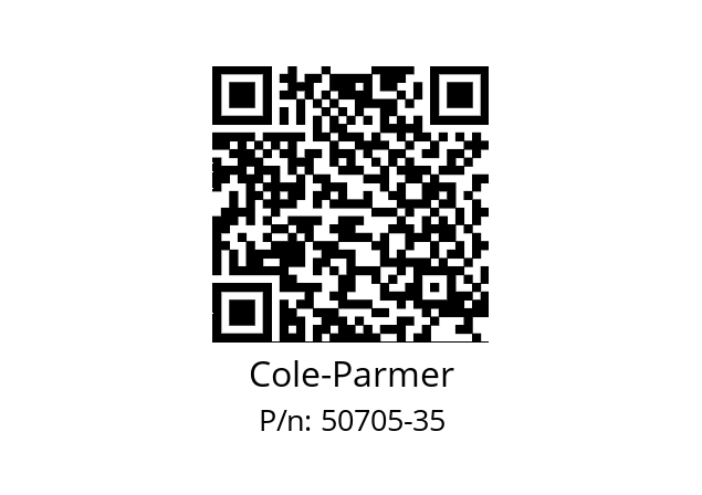   Cole-Parmer 50705-35