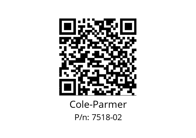   Cole-Parmer 7518-02