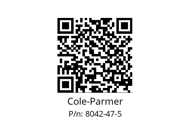   Cole-Parmer 8042-47-5