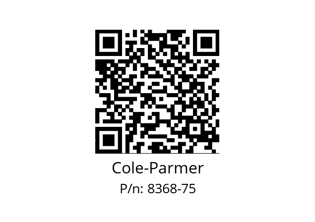   Cole-Parmer 8368-75