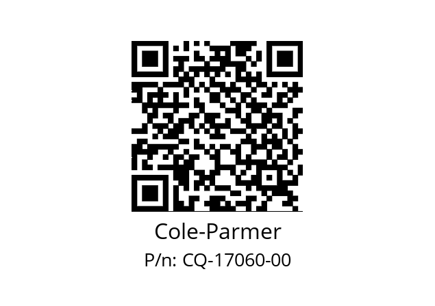   Cole-Parmer CQ-17060-00