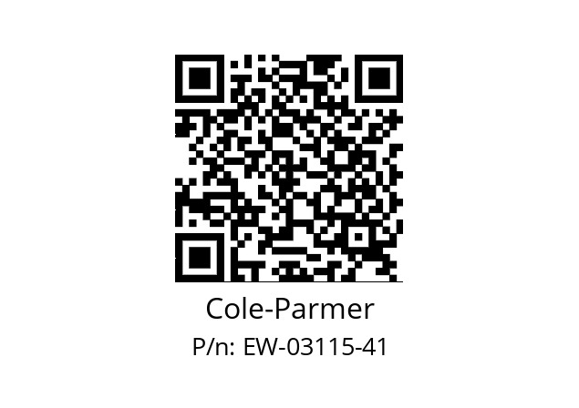   Cole-Parmer EW-03115-41