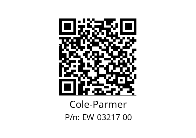   Cole-Parmer EW-03217-00