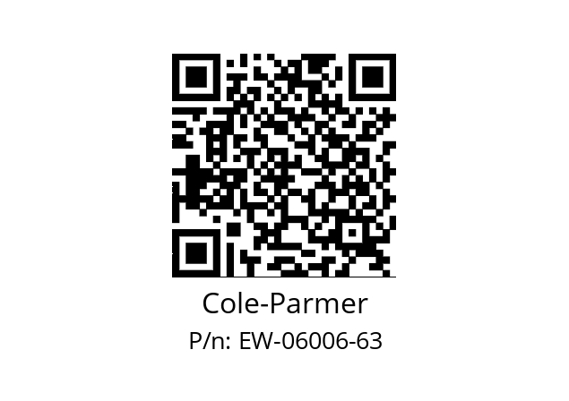   Cole-Parmer EW-06006-63