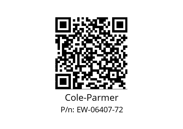   Cole-Parmer EW-06407-72