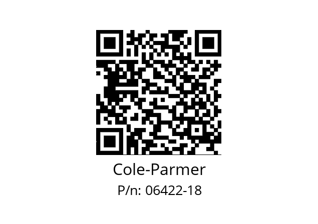   Cole-Parmer 06422-18