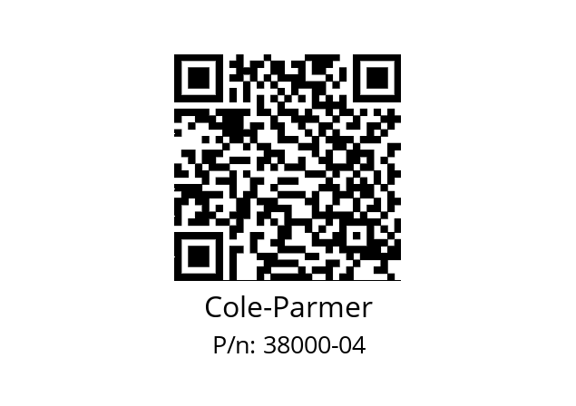   Cole-Parmer 38000-04