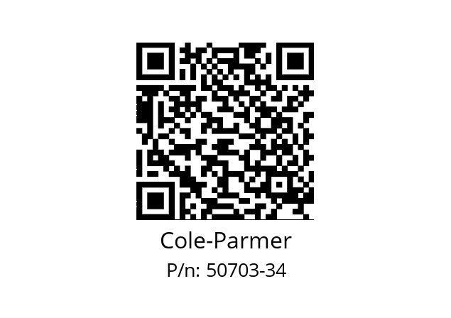   Cole-Parmer 50703-34