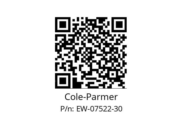   Cole-Parmer EW-07522-30