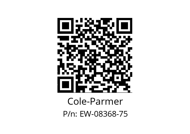   Cole-Parmer EW-08368-75