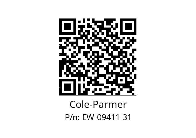   Cole-Parmer EW-09411-31