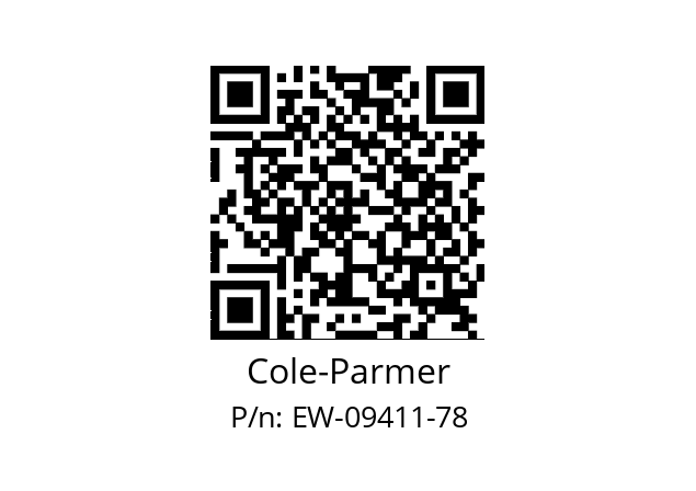   Cole-Parmer EW-09411-78