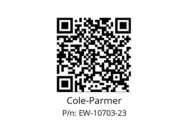   Cole-Parmer EW-10703-23