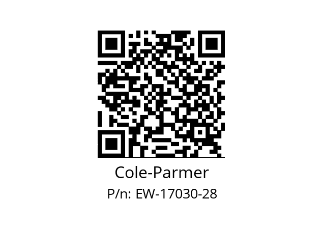   Cole-Parmer EW-17030-28