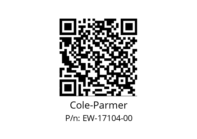   Cole-Parmer EW-17104-00