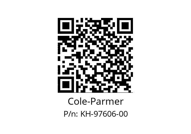   Cole-Parmer KH-97606-00