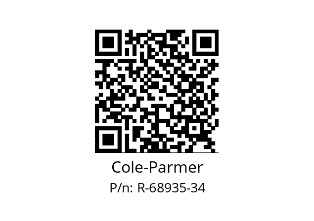   Cole-Parmer R-68935-34