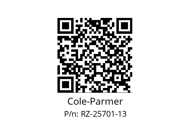   Cole-Parmer RZ-25701-13