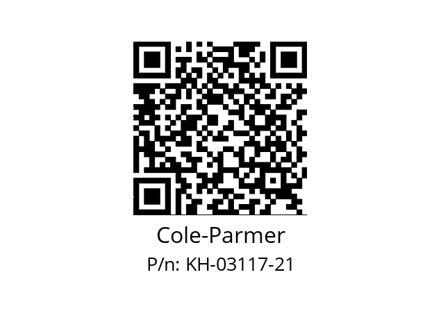   Cole-Parmer KH-03117-21