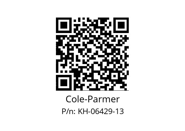   Cole-Parmer KH-06429-13