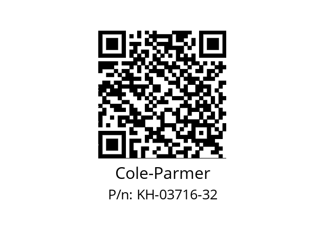   Cole-Parmer KH-03716-32