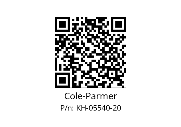   Cole-Parmer KH-05540-20