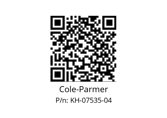   Cole-Parmer KH-07535-04