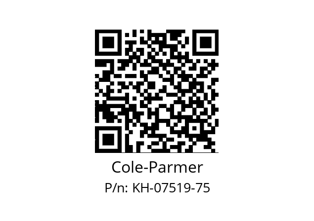   Cole-Parmer KH-07519-75