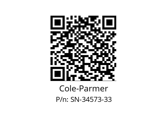   Cole-Parmer SN-34573-33