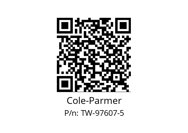   Cole-Parmer TW-97607-5