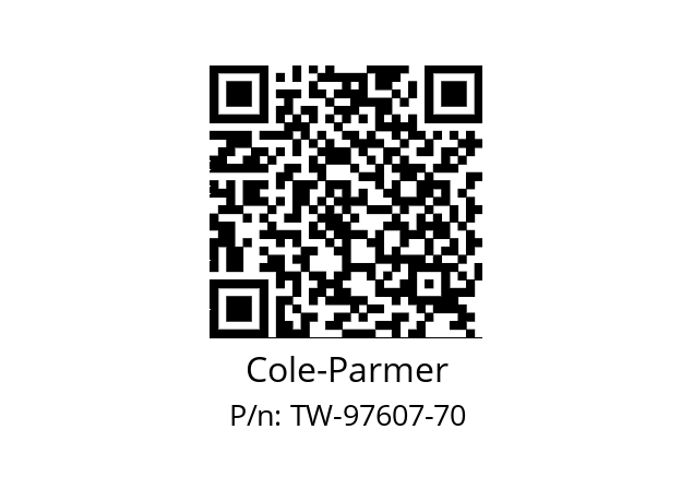   Cole-Parmer TW-97607-70