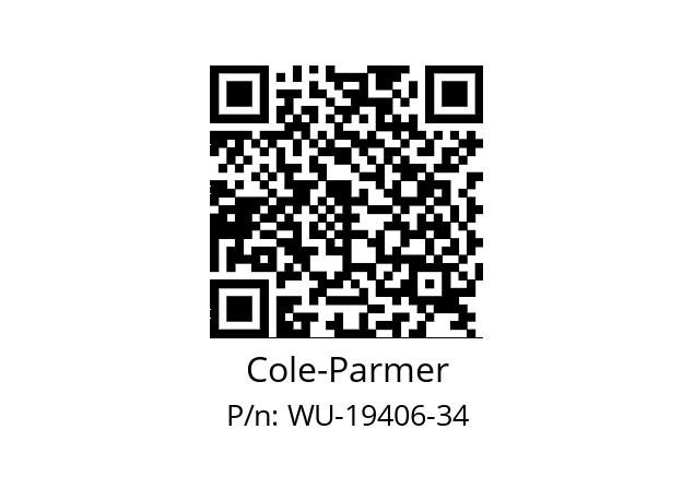   Cole-Parmer WU-19406-34