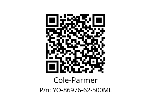   Cole-Parmer YO-86976-62-500ML