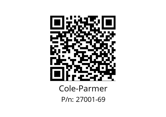   Cole-Parmer 27001-69