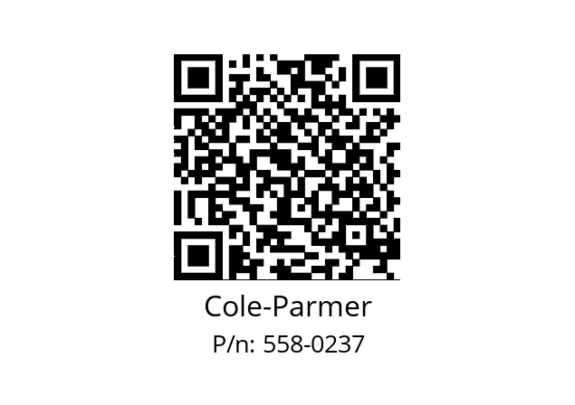   Cole-Parmer 558-0237