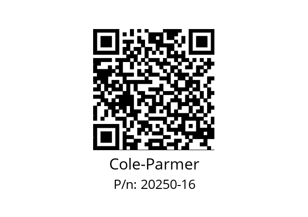   Cole-Parmer 20250-16