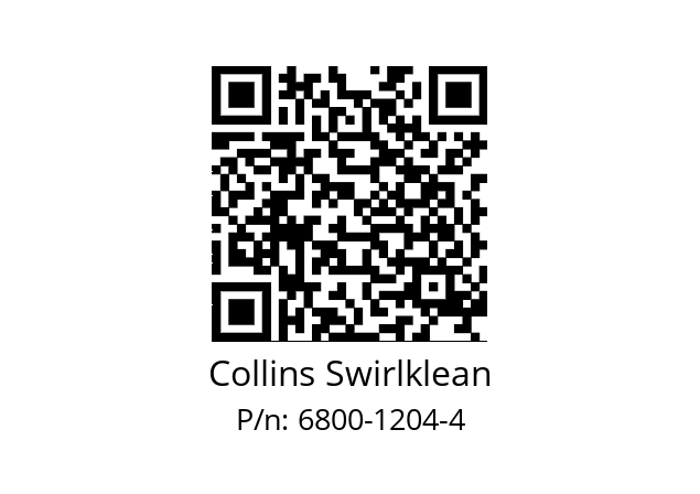   Collins Swirlklean 6800-1204-4