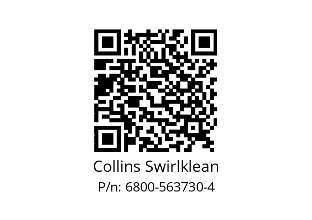   Collins Swirlklean 6800-563730-4