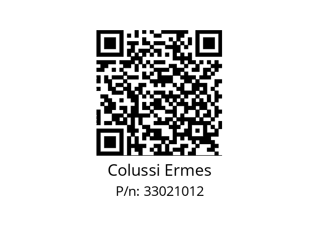   Colussi Ermes 33021012