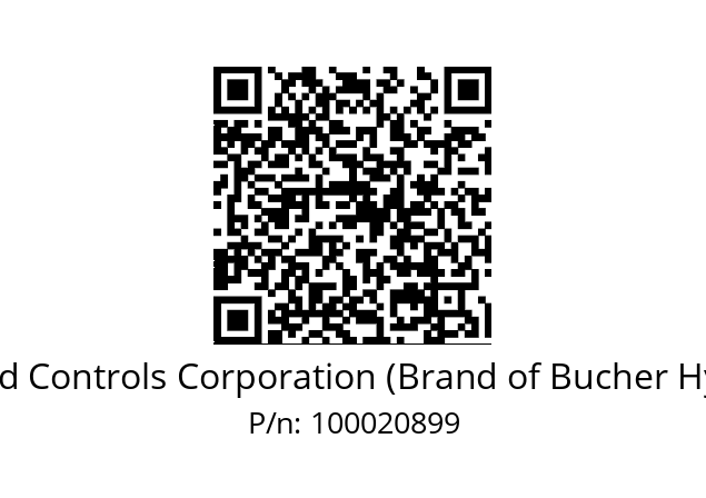   Command Controls Corporation (Brand of Bucher Hydraulics) 100020899