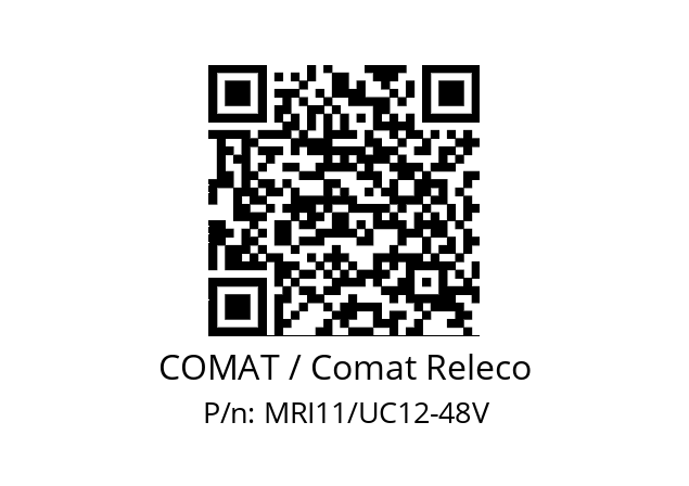   COMAT / Comat Releco MRI11/UC12-48V