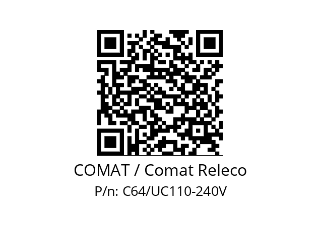   COMAT / Comat Releco C64/UC110-240V