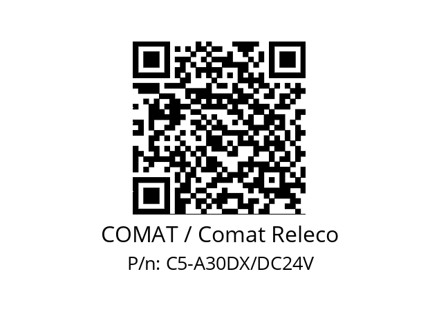   COMAT / Comat Releco C5-A30DX/DC24V