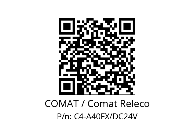   COMAT / Comat Releco C4-A40FX/DC24V