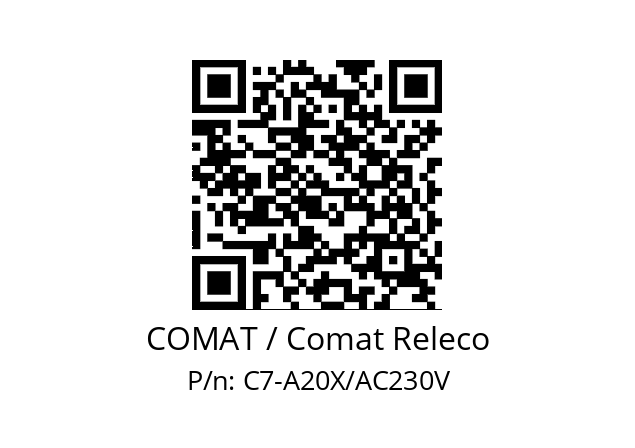   COMAT / Comat Releco C7-A20X/AC230V